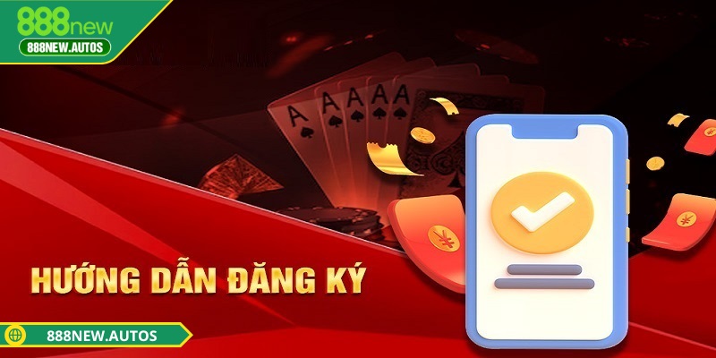 Việc đăng ký tài khoản là bước đầu tiên trong hướng dẫn 888New